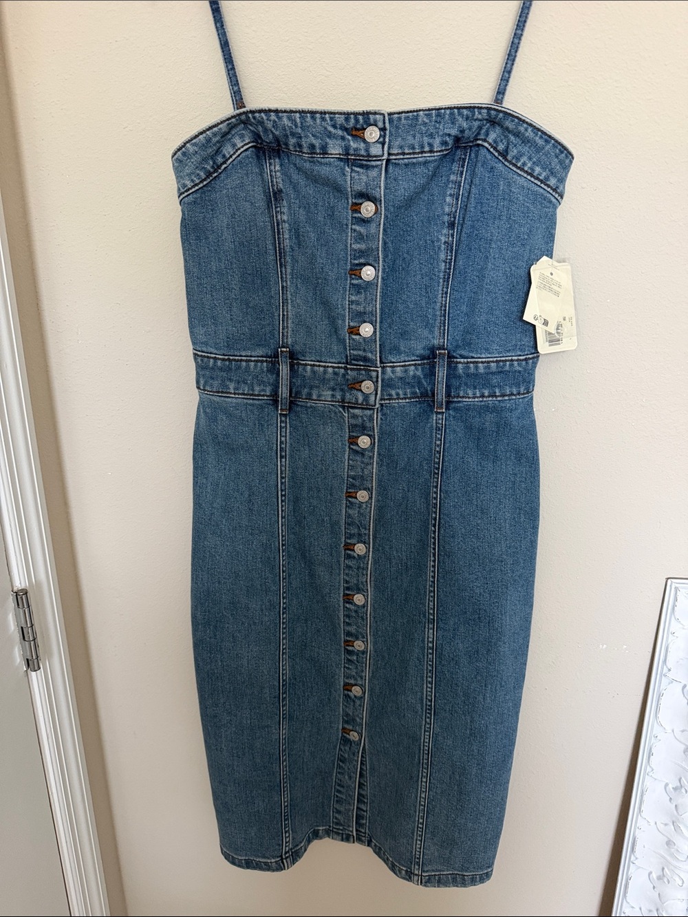 Levi's Slim Fit denim dress NWT